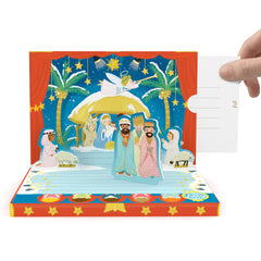 The Little Nativity Music Box Card